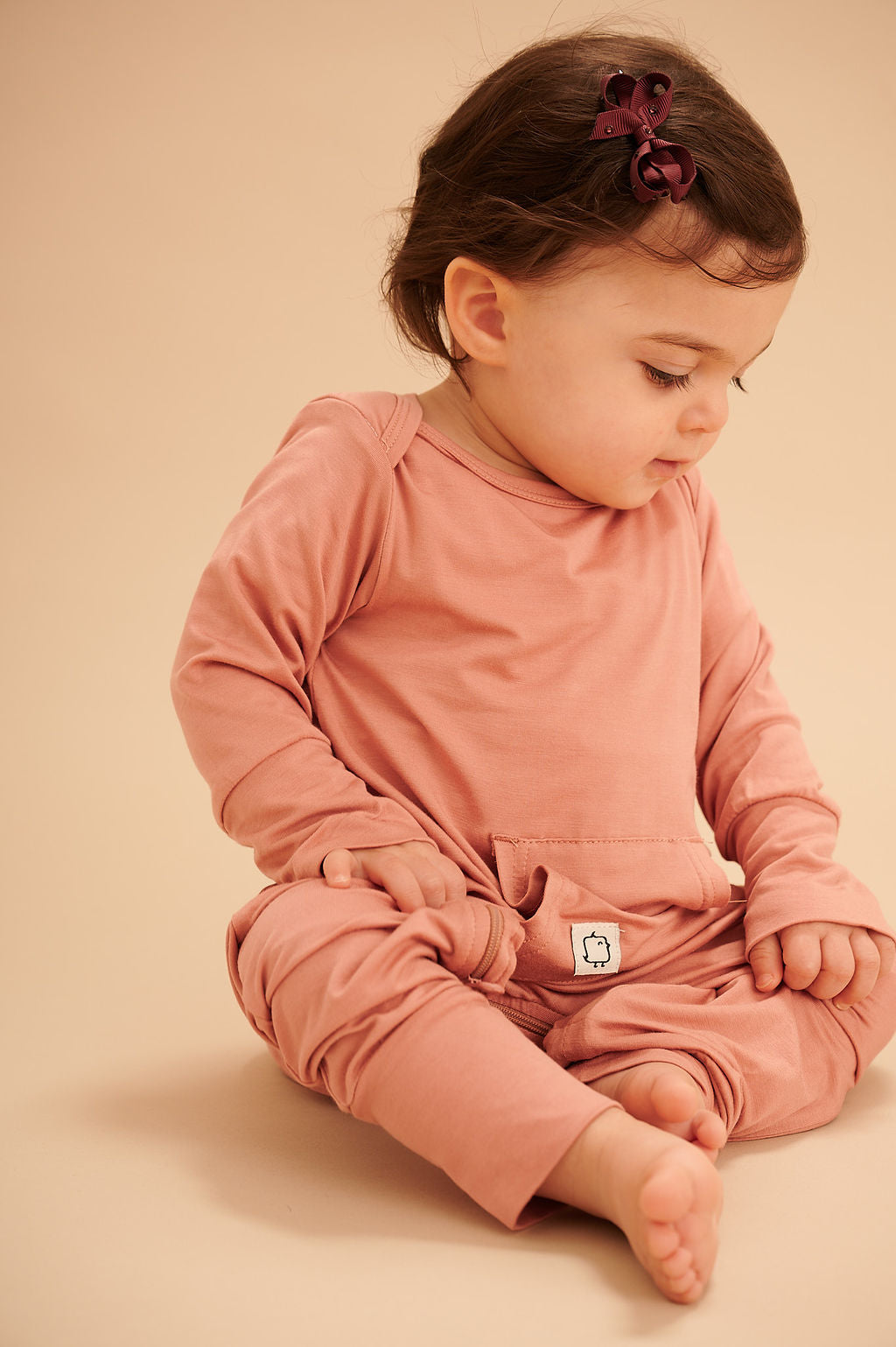 Perfect Onesie - Dusty Rose - HuRo Kids Clothing