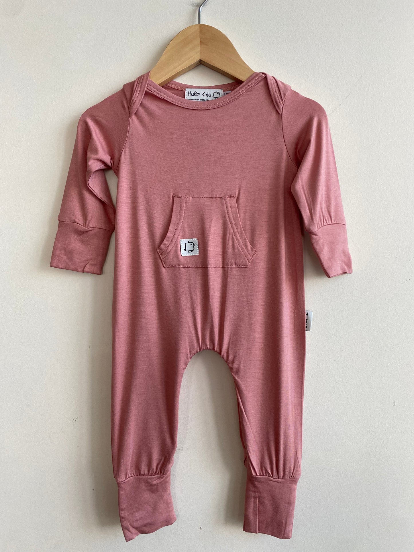 Perfect Onesie - Dusty Rose - HuRo Kids Clothing