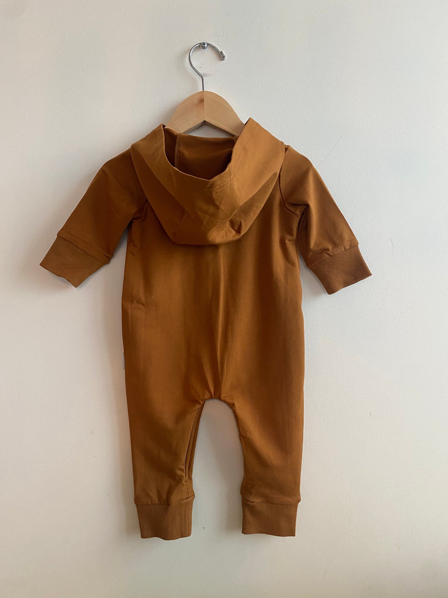 Hooded Zipper Romper - Coco - HuRo Kids Clothing