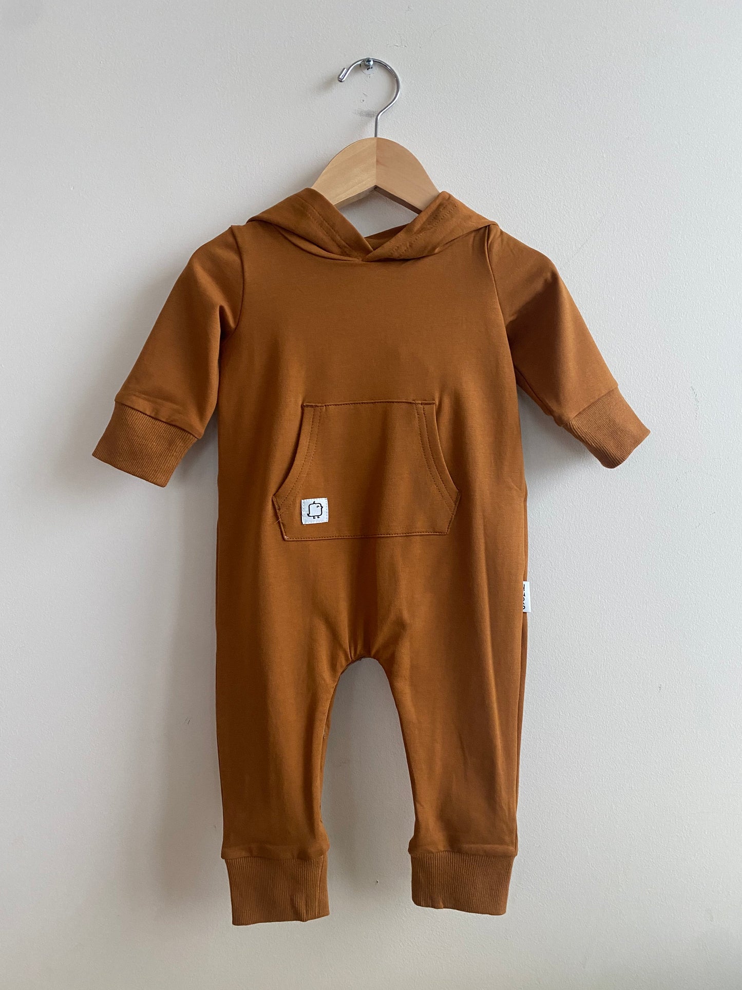 Hooded Zipper Romper - Coco - HuRo Kids Clothing