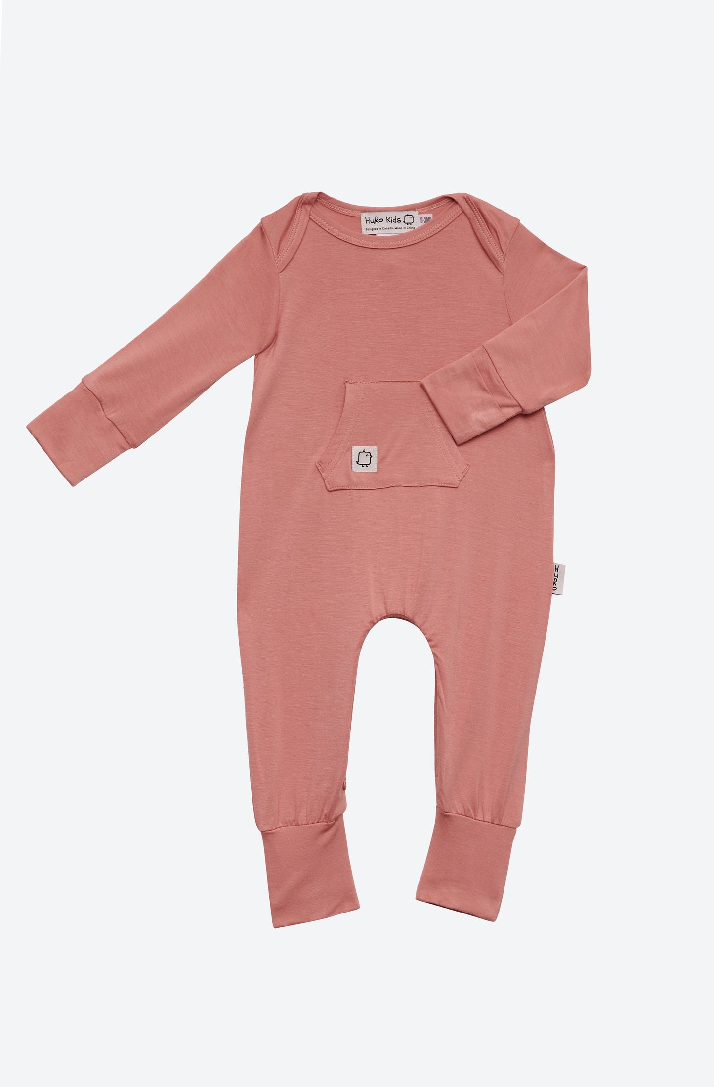 Perfect Onesie - Dusty Rose - HuRo Kids Clothing
