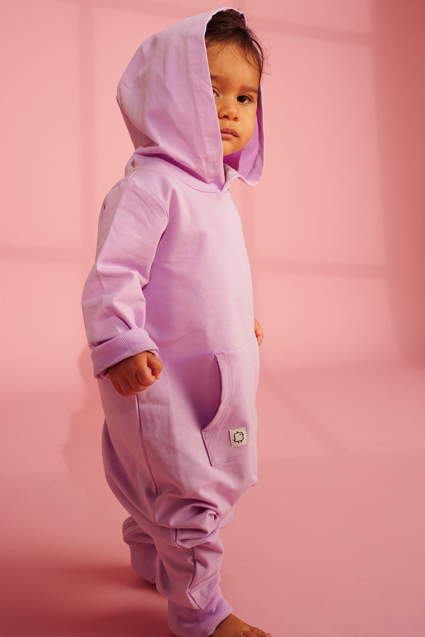 Hooded Romper- Dark Olive - HuRo Kids Clothing, best baby clothes, hooded zipper romper, leg to leg zipper romper