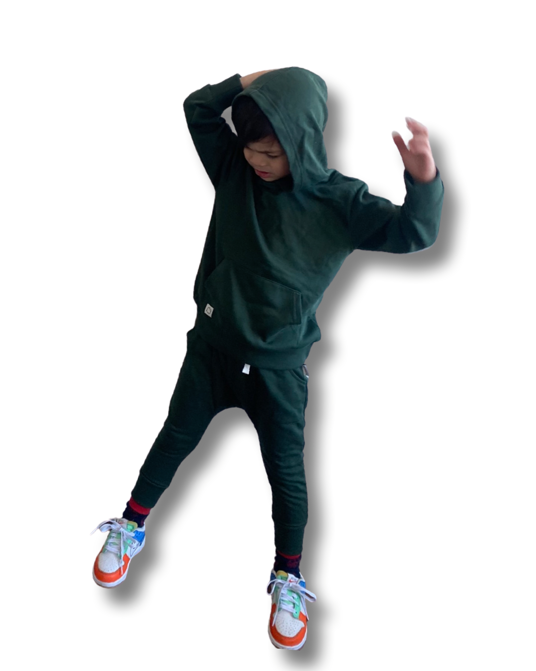 Jogger Set - Hunter Green - HuRo Kids Clothing