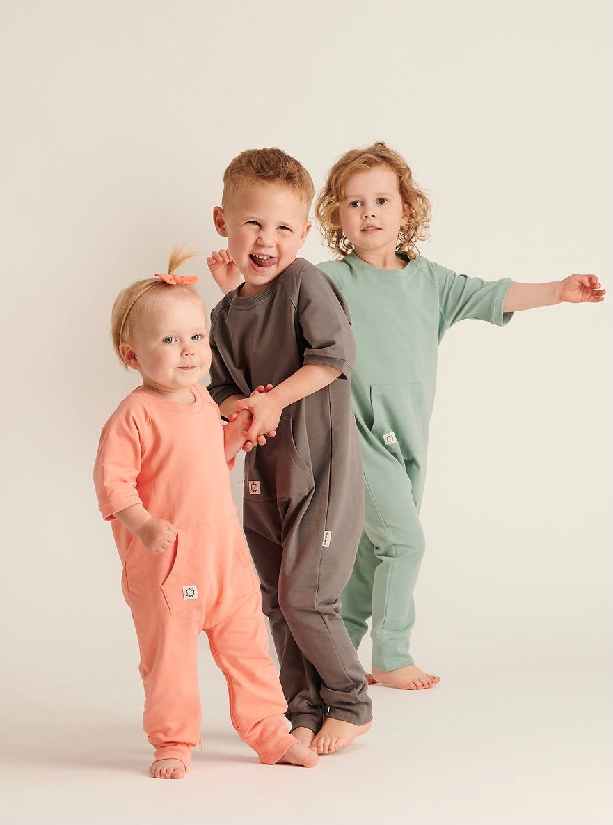 Short Sleeve Romper - HuRo Kids Clothing