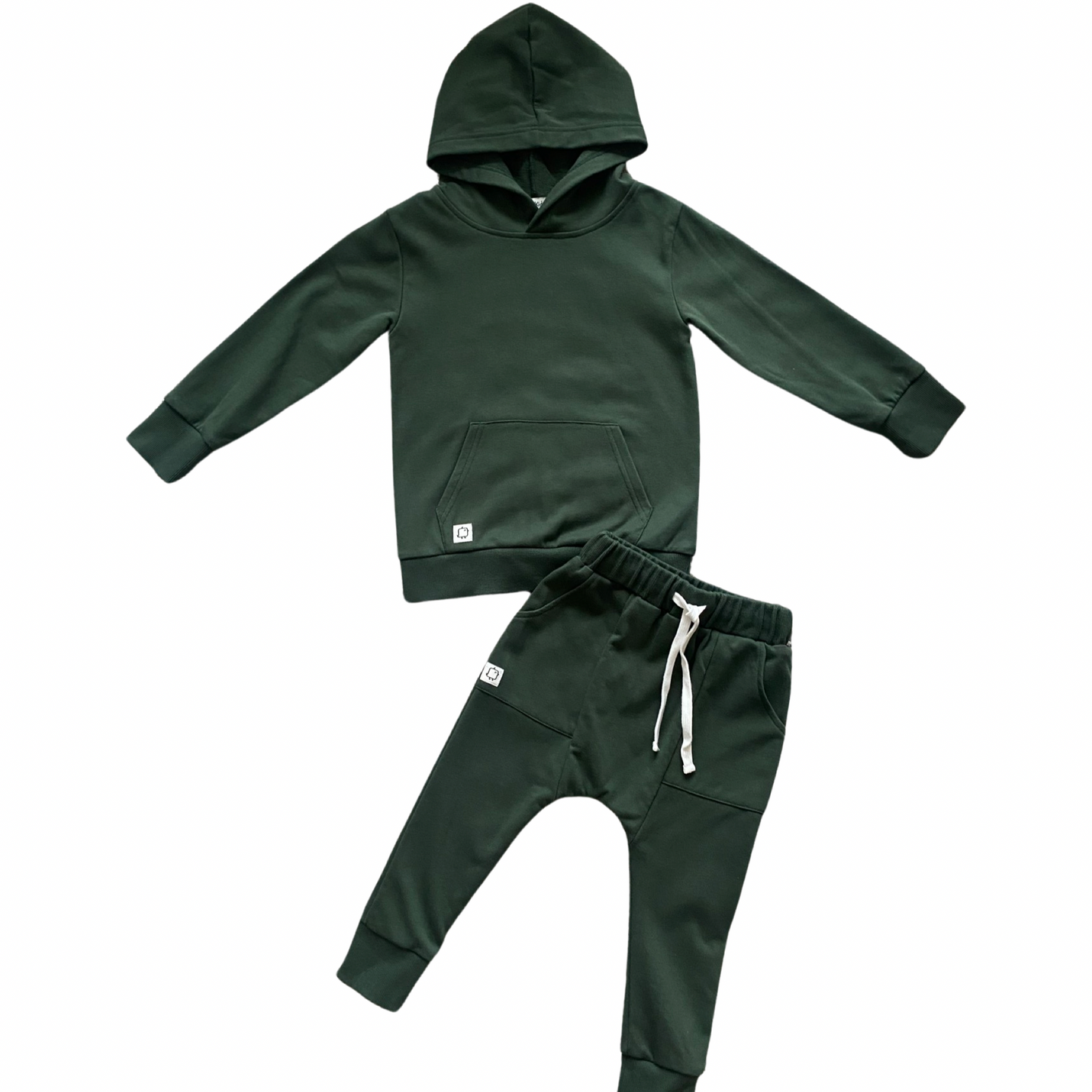 Jogger Set - Hunter Green - HuRo Kids Clothing